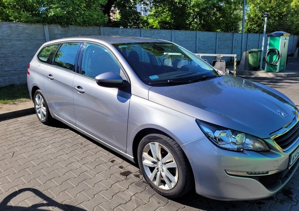 Peugeot 308 cena 29000 przebieg: 152500, rok produkcji 2017 z Warszawa małe 106